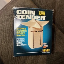 MMF Industries Coin Sorter Tender Counter Beige USA Made 4 Tubes 224-0006-14