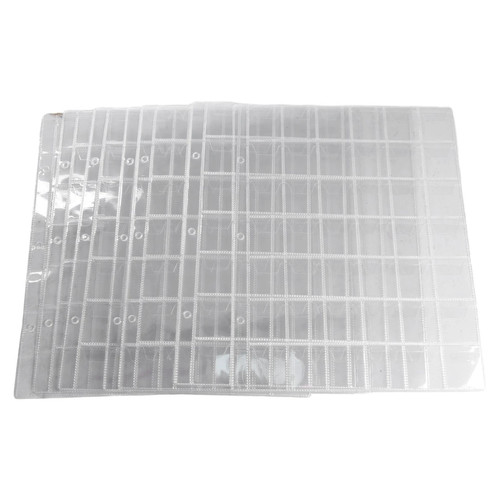 Compact 10 Sheet Coin Holder Wallets with 42 Clear Pockets for Coin ...