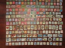 USA stamps; 212 different used, good collection builder, as 10 photos