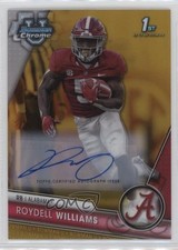 2023 Bowman U Chrome Prospect Gold Refractor 42/50 Roydell Williams Auto 0nr3