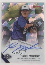 2015 Bowman's Best of Atomic Refractor /50 Kodi Medeiros #B15-KME Auto i5q