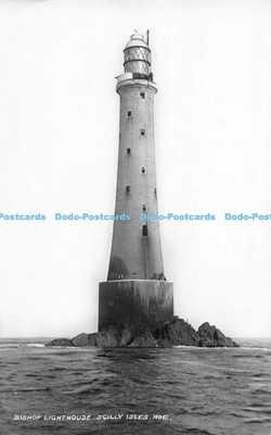 R056475 Bishop Lighthouse Scilly Isles James Gibson RP 1955