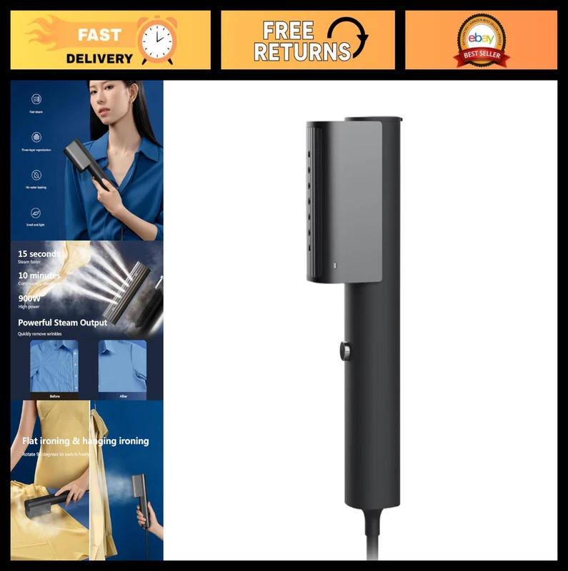 Portable Handheld Garment Steamer built for fast heat and low weight