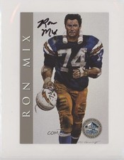 1998 NFL Hall of Fame Signature Series Auto 1355/2500 Ron Mix Auto HOF fl4