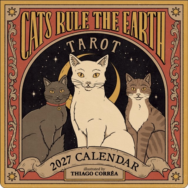 Cats Rule the Earth Tarot 2027 Wall Calendar by Thiago Corrêa (Calendar) - Image 3