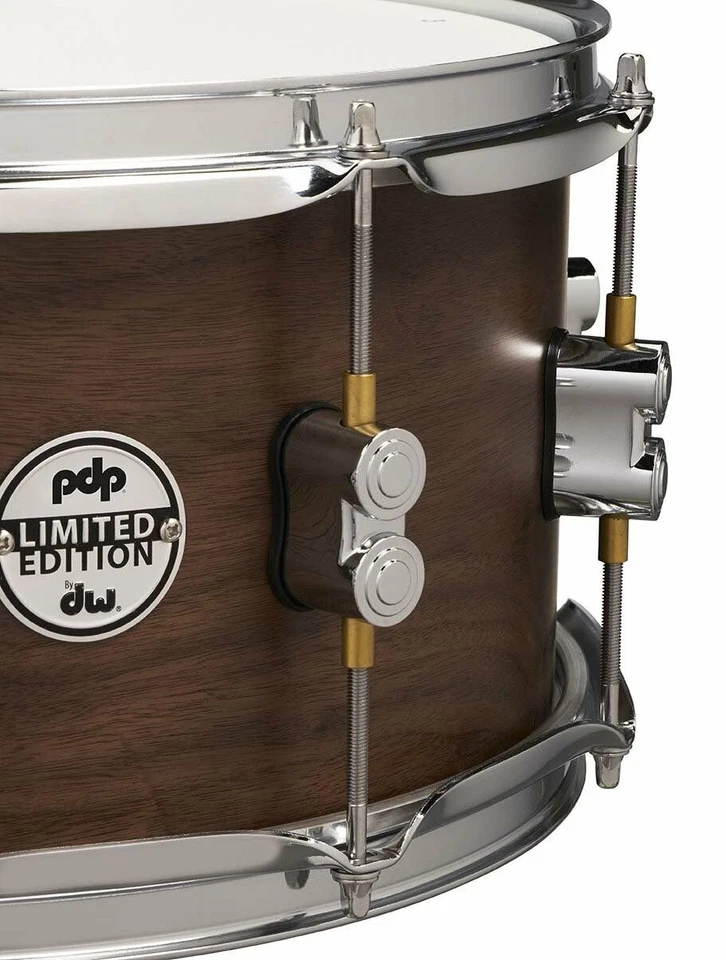PDP Limited Edition 5.5x14 Maple/Walnut Snare Drum - Natural Satin PDSN5514MWNS - Image 3 of 4