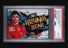 2020 TOPPS CHROME FORMULA 1 TRACK TAGSCHARLES LECLERC 4 PSA #10