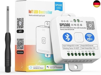 BTF-LIGHTING SP530E 2.4Ghz WiFi Blue-tooth 12in1 LED Controller Kompatibel mit