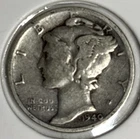 1940-S VG Mercury Dime, Item 10