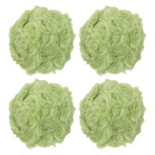 35yds Faux Fur Yarn, 4 Skeins 50g 0.6"OD Fuzzy Yarn Fluffy Yarn, Avocado