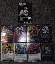 Full Set! Tournament Pack 04 Dragon Ball Fusion World Promos 8 Karten NM/M 2024