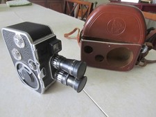 Vintage Bolex Paillard B8 8MM Movie Camera Original w Leather Case