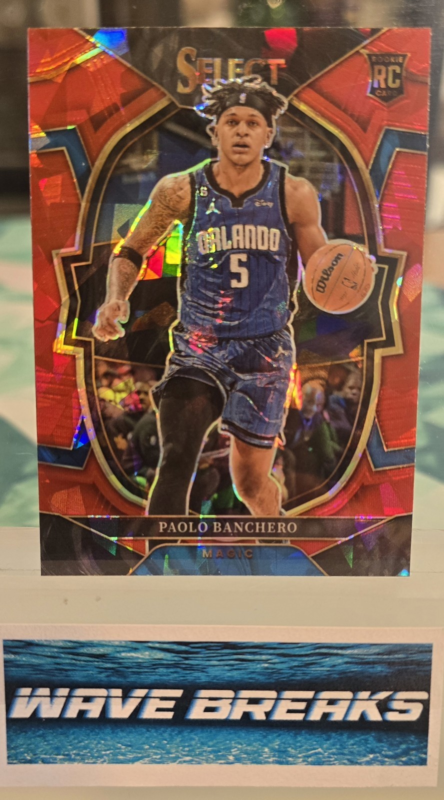 2022-23 Panini Select #72 Paolo Banchero Orlando Magic Red Cracked Ice Prizm