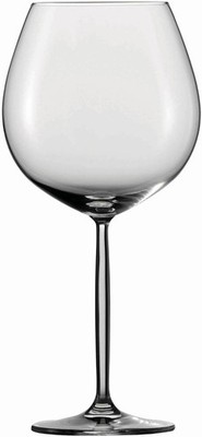 Tritan Crystal Glass Diva Stemware Collection Claret Burgundy Red Wine Glass,