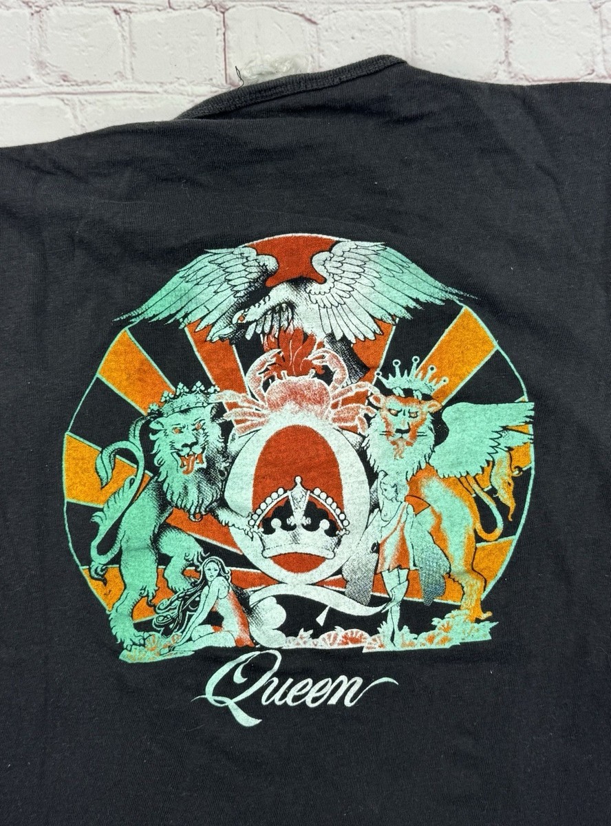 1977 VINTAGE 70s QUEEN (THE BAND) NORTH AMERICAN TOUR CONCERT T