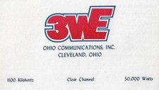 QSL 1974 : Radio WWWE, Cleveland, Ohio, USA