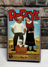 Rare Vintage 1980 Popeye The Movie Playset by Colorforms 648 - Near Complete 