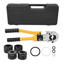 Copper Tube Fitting Hydraulic Pipe Crimping Tool Wire Battery Pressing Plier Set