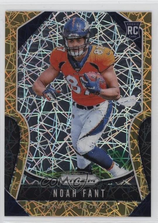 2019 Panini Prizm Rookies Lazer Prizm Noah Fant #365 3hd