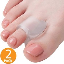 8Pcs Soft Silicone Gel Toe Separator Bunion Toes Spacer Orthotics Pain Relief