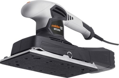 Meister Schwingschleifer 280W Schleifer Staubabsaugung Staubbox Schleifblätter