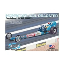 Atlantis M Model Kit  Tom McEwen Mongoose AA Front Engine Rail Dragst SW (New)