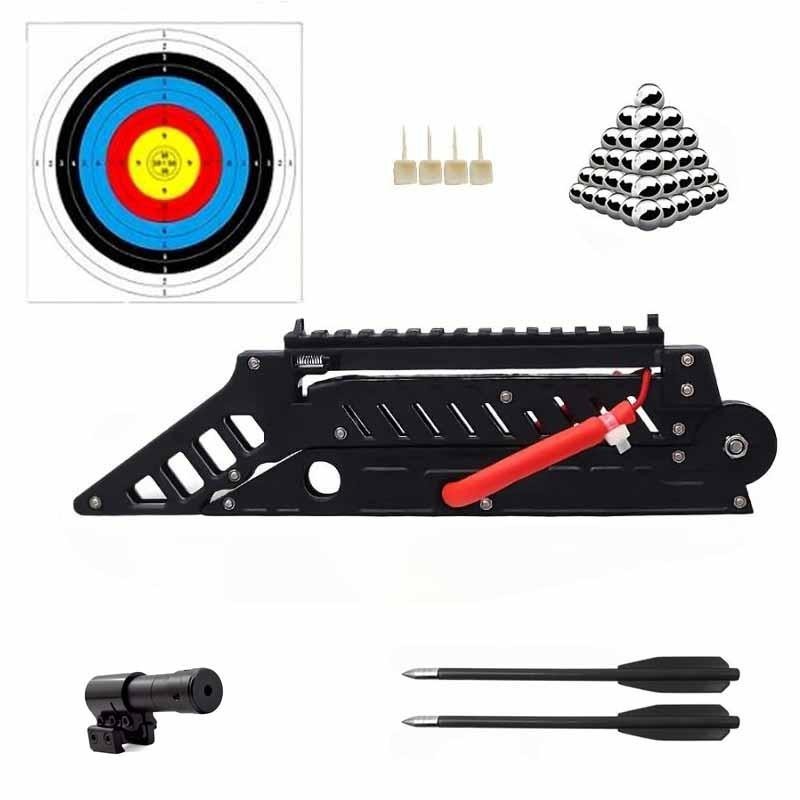 【メルカリ市セール】GAME JIGGER STS-662 トンジギロッド Folding Slingshot Set with Target Paper Laser Sight 2 Darts Steel