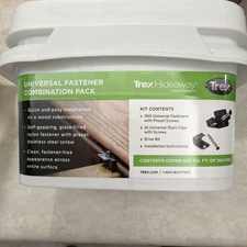 Trex 200 sq. ft. Universal Hidden Deck Fasteners Combo Bucket UNIVCOMBOCLIP200