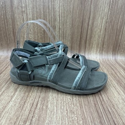 Merrell Terran 3 Cush Lattice Olive Open Toe Strappy Sandals Shoe Women s Size 7
