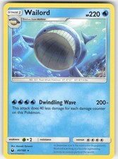 Wailord 40/168 Rare Celestial Storm Pokemon Near Mint