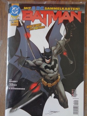 Batman DC All in Comicheft mit 8 Sammelkarten Nr. 100 original eingeschweißt