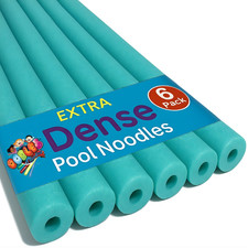 Deluxe Foam Pool Swim Noodles - 6 PACK 52 Inch Wholesale Pricing Bulk Pack