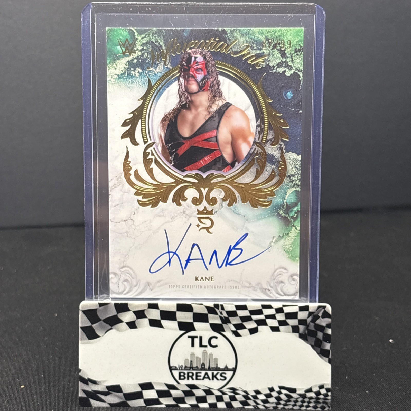2025 Topps Royalty WWE KANE Influential Ink Auto /99