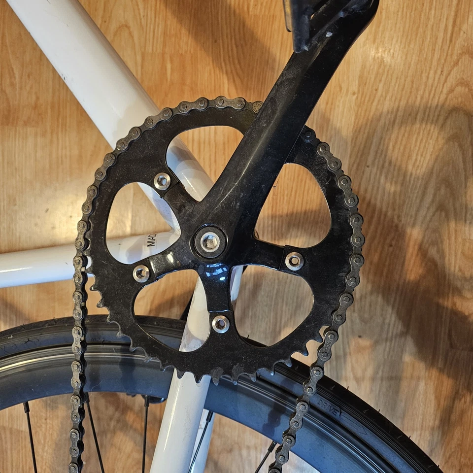 Single Speed Fix Gear Bike - Critical Cycles White 26" Wheels  - Image 2 of 4