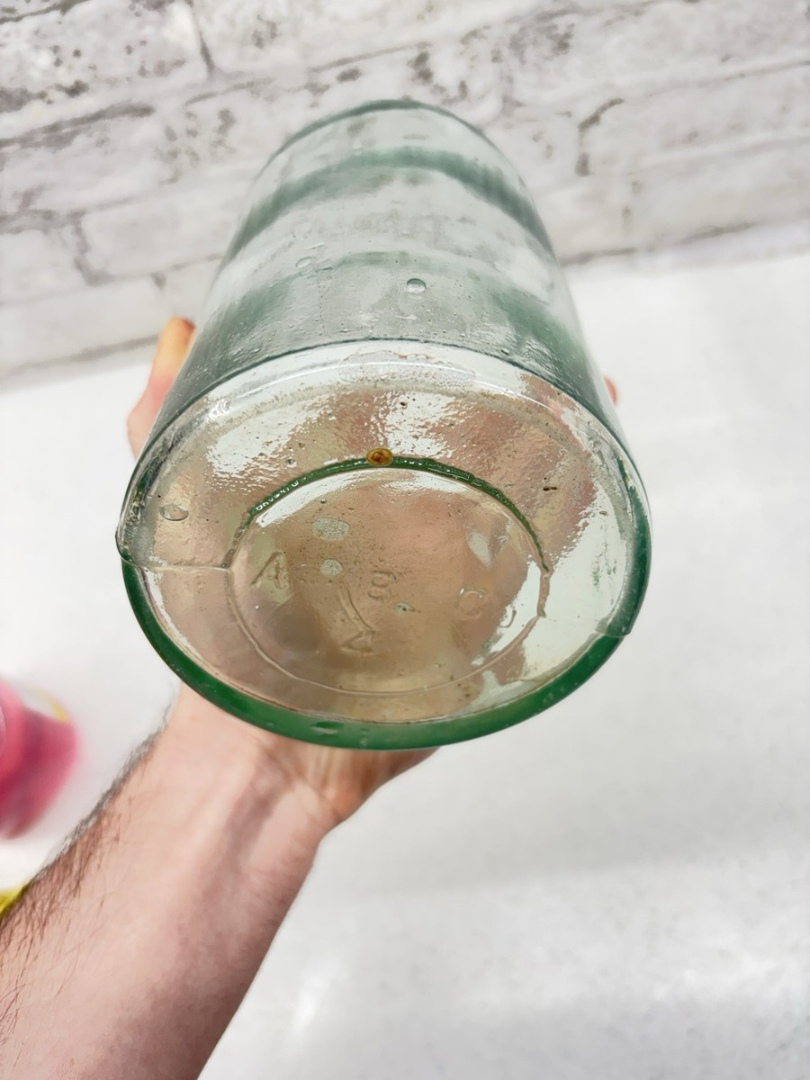 Vintage 14inch ABC Glass Bottle | eBay