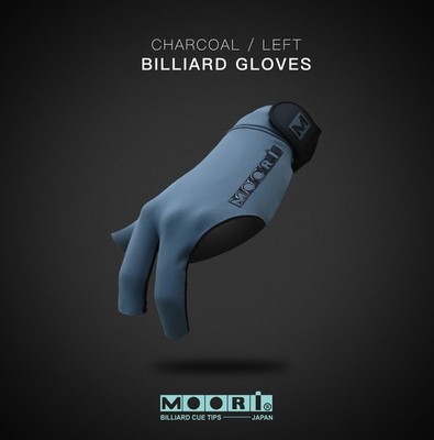 Moori Pool Cue Glove / CHARCOAL/LARGE