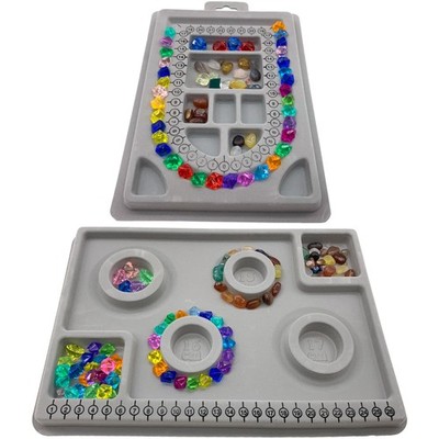 bead board Perlenbrett Platte Perlen Beflockt Perlen Board Kreisarmband Desig...