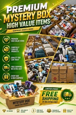 Premium Surprise Box USA   Random Mixed Merchandise & Overstock Finds