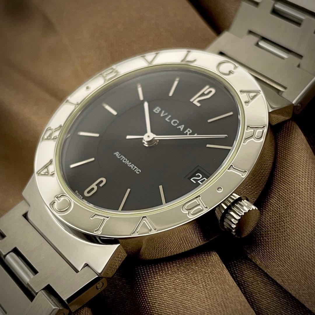 BVLGARI Bvlgari Bvlgari Automatic Watch BB33SS Black Dial 33mm image 3