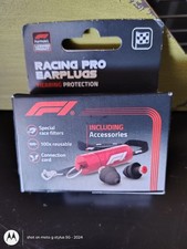 Formula 1 Racing Pro Earplugs | Anti Noise Reduction F1 Ear Plugs Cover Open Box