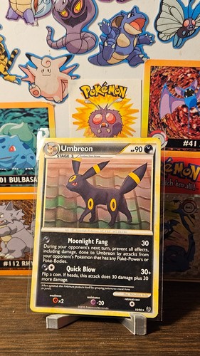Pokemon TCG Umbreon 10/90 Undaunted Rare Non Holo 2010 Moderately Played