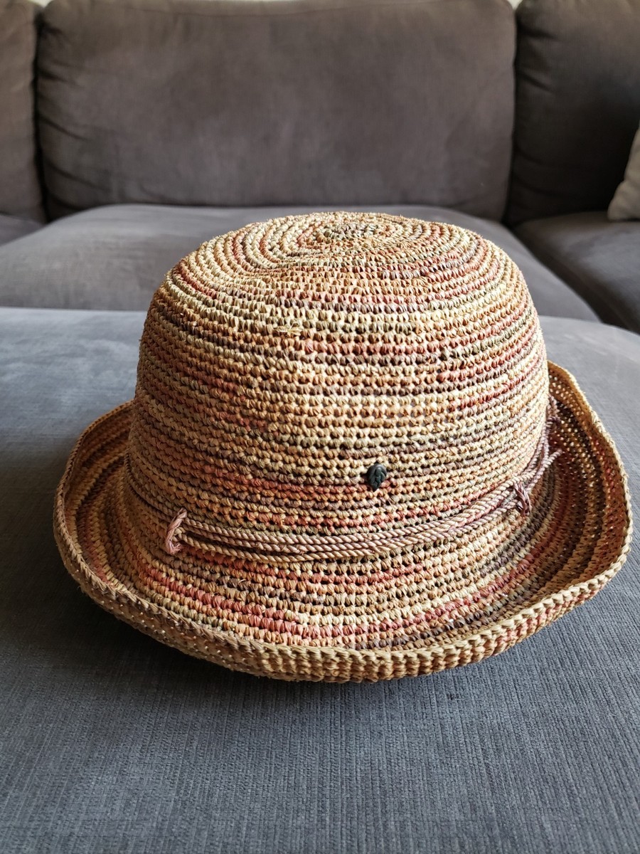 Helen Kaminski Raffia Multicolor Bucket Hat - HANDMADE IN