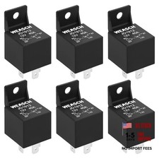 Pack JD1912 Car Relay, 12V 40A, 4 Pin SPST, Automotive Switches and Starters, 6