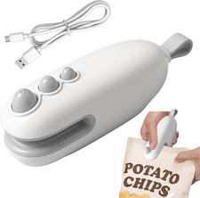 Mini Folienschweißgerät, 2 in 1 Hand Folienschweißgerät Mit Cutter, USB Aufladun