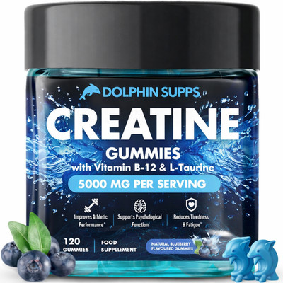 Creatin Gummies 5000mg Lab-Tested 120 Max Strength Muskelwachstum/Recovery Sup
