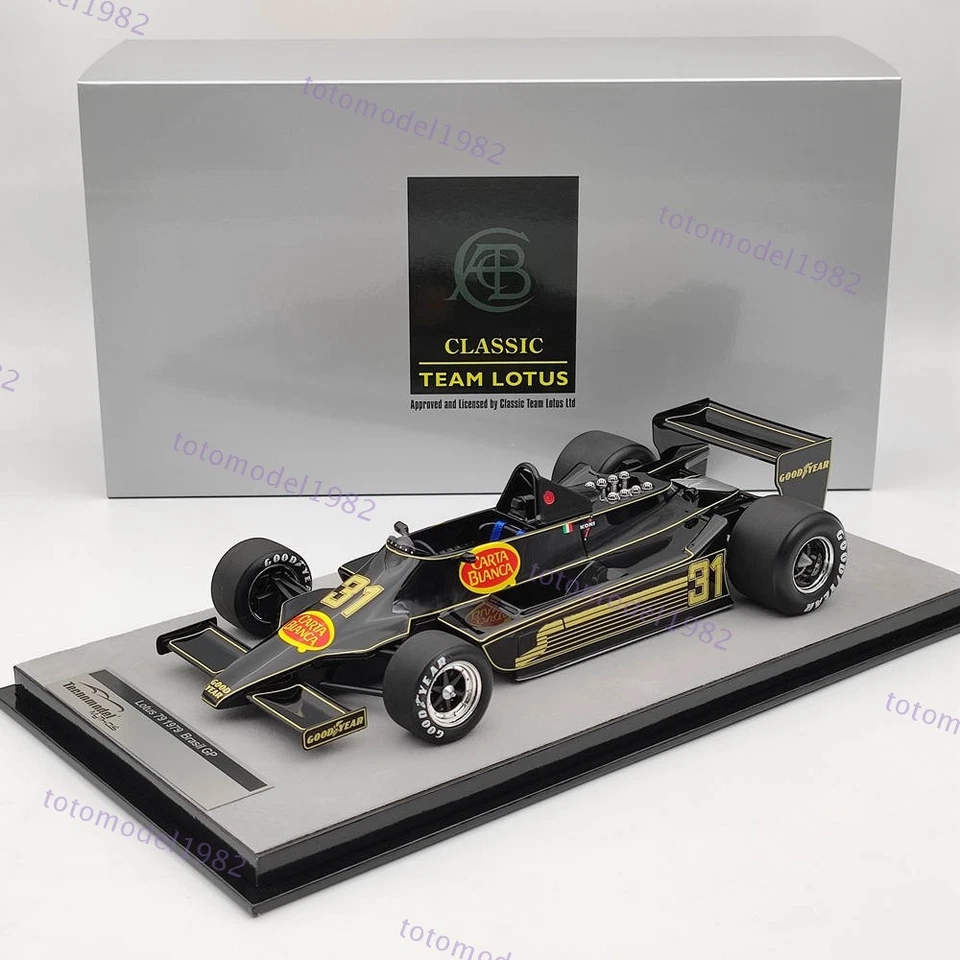 Tecnomodel 1/18 Mythos Series Lotus 79 1979 Brasil GP #31 Hector Rebaque Resin - Image 3 of 4