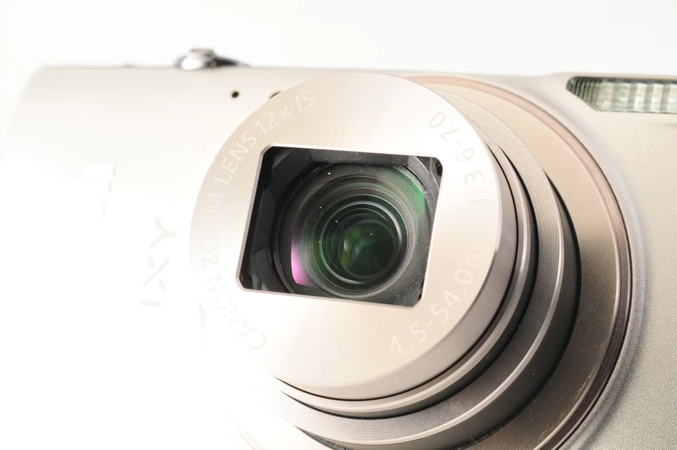 [N Mint Canon IXY 650 Powershot Hs Fotocamera Digitale Compatta Argento Da Japan - Immagine 2 di 4