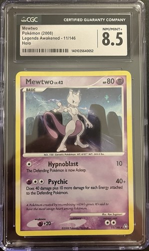 Mewtwo graded CGC 8.5 for sale on eBay