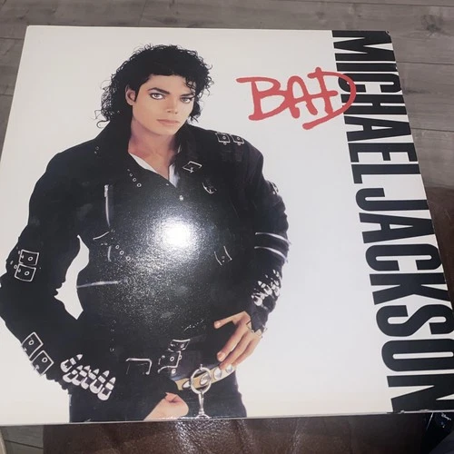 Michael Jackson Bad Vinyl Record Epic 450290 EX condition
