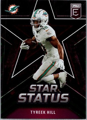 2023 Donruss Elite #12 Tyreek Hill Star Status Green